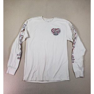 Fruit Of The Loom Shirt Mens Medium White Sturgis Motorcycle Rally South Dakota